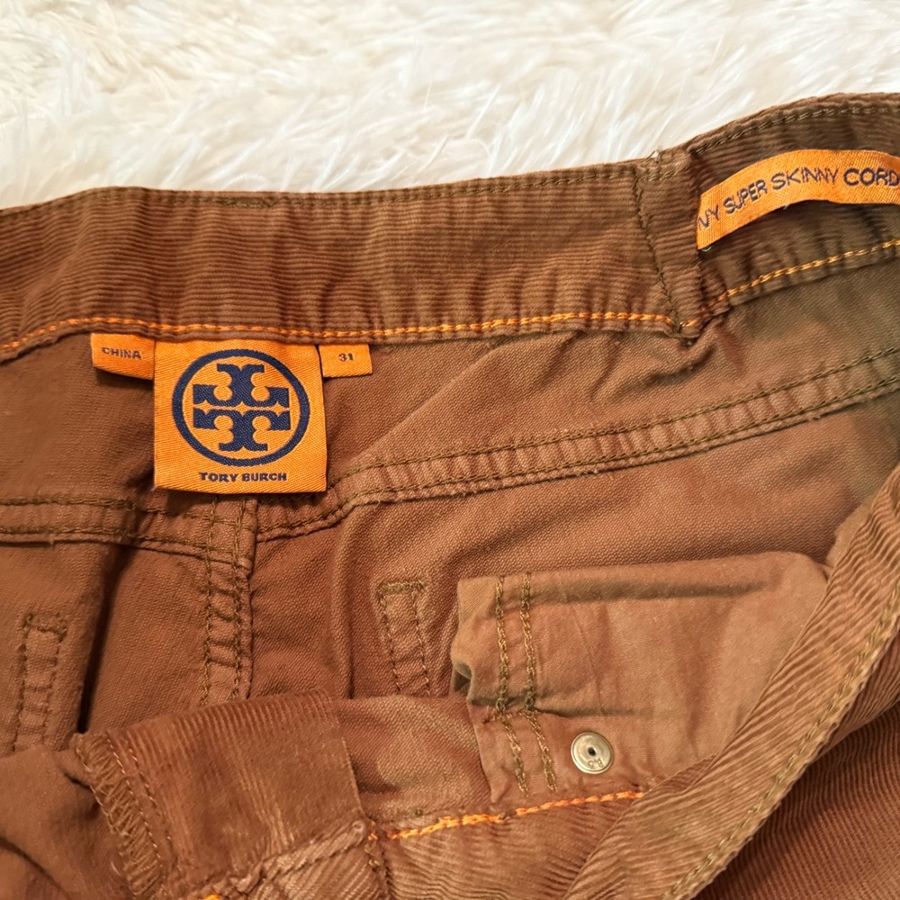 Tory Burch Ivy Super Skinny Corduroy Pants - Picture 5 of 9
